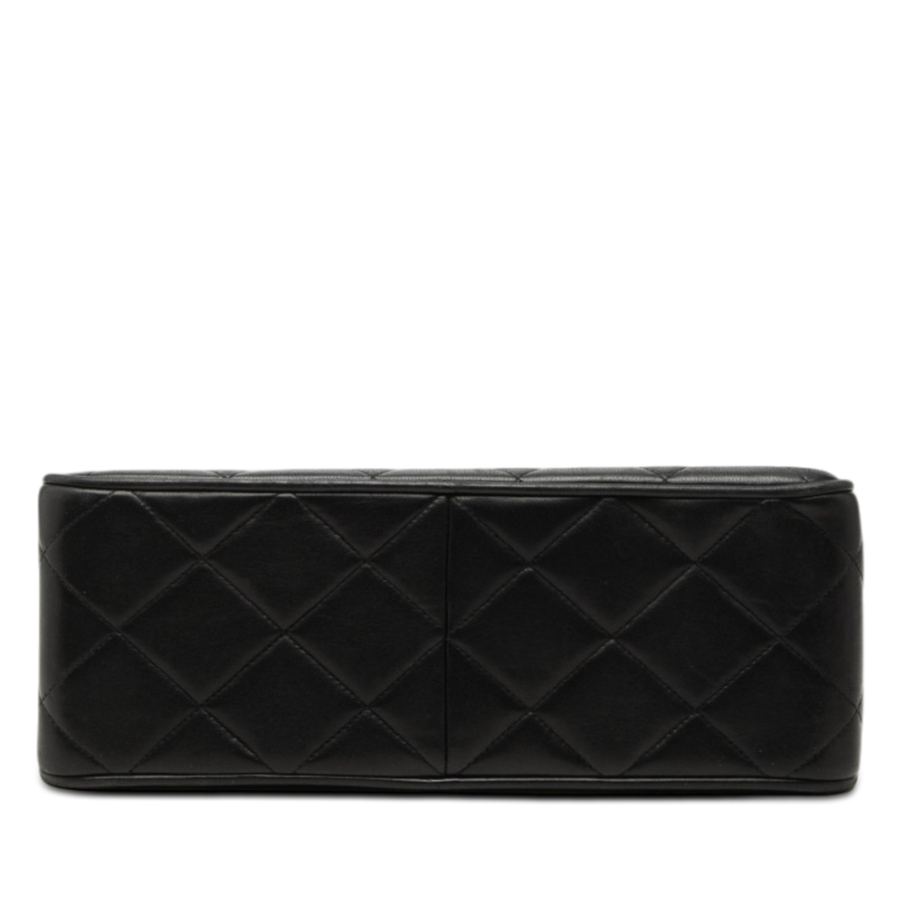 Pre-Loved Chanel XL CC Quilted Lambskin Square Single Flap - Picture 3 of 11